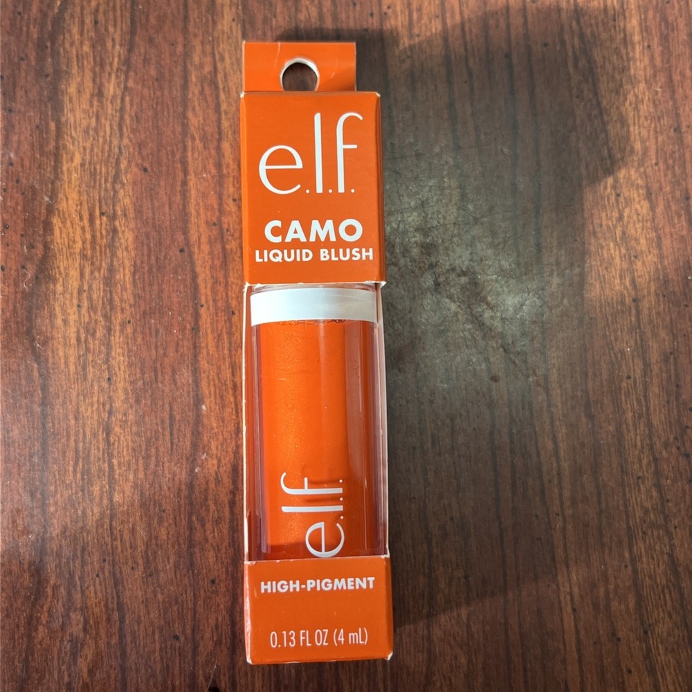 e.l.f. Camo‎ Liquid Blush High-Pigment Gorg Orange Vegan 0.13 fl oz (4 mL) 82420